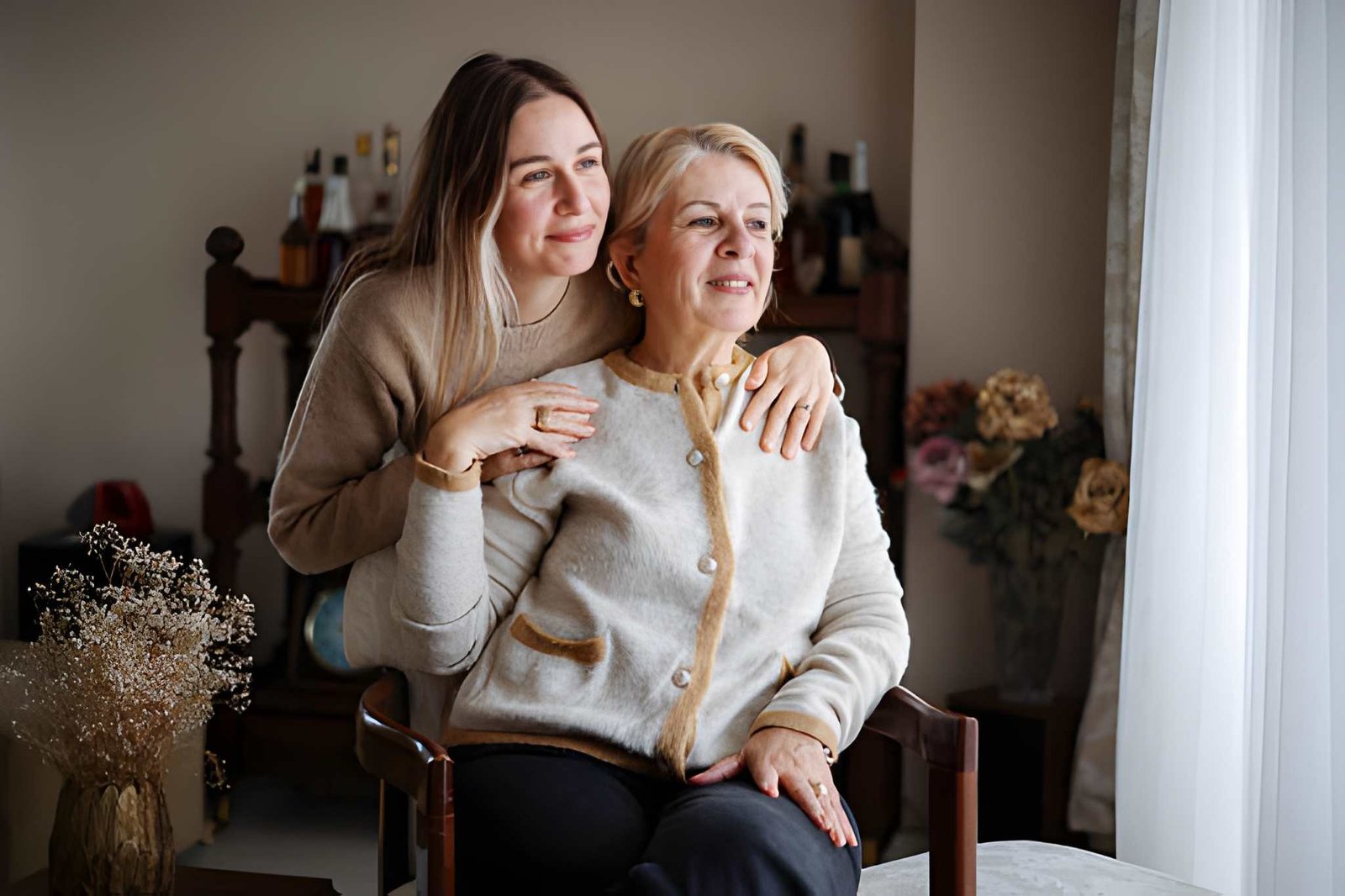 Connected support network for families and loved ones